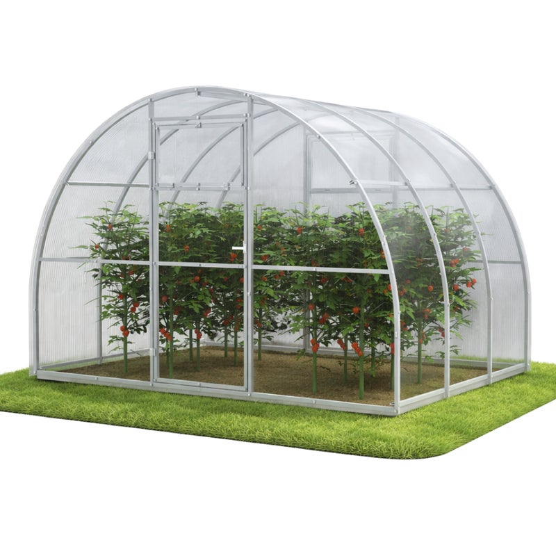 Szklarnia ogrodowa Tunel 3x2 m profile 40x20 poliwęglan 6mm - Szklarnia z poliwęglanu