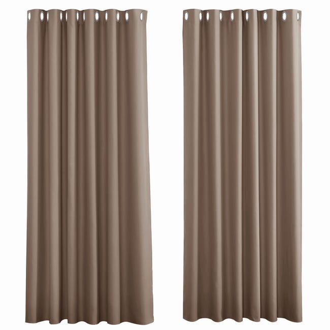 BOYOUTH - Tende in tessuto con venature del legno sfumate, con BOYOUTH - Tende in tessuto con venature del legno sfumate, con
