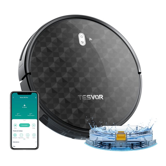 Aspirador Robot 4000Pa poder de sucção - Tesvor M1 PRO