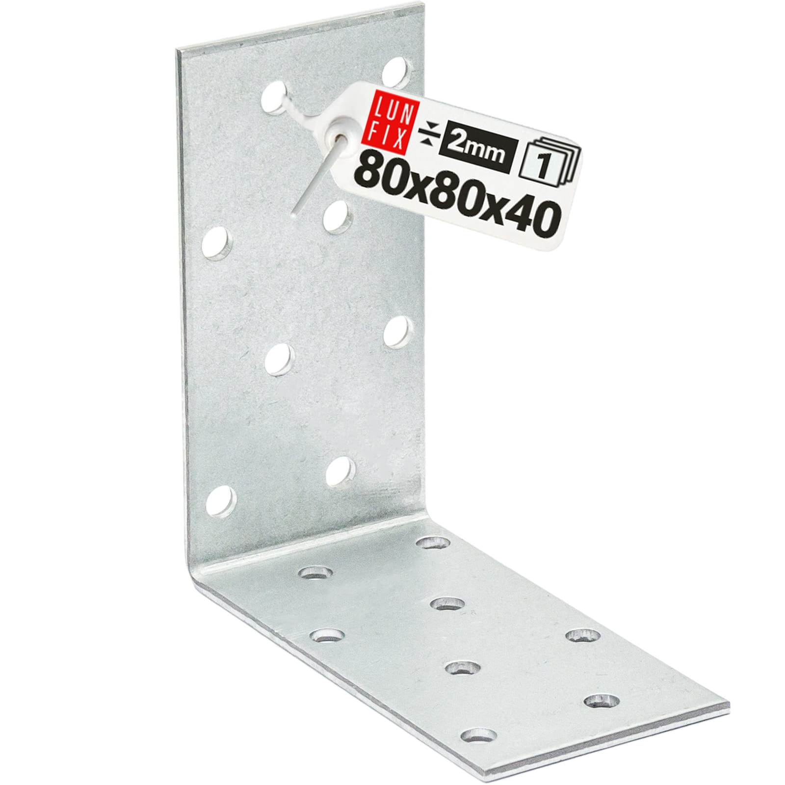 Kątownik montażowy 80x80x40x2 1szt.