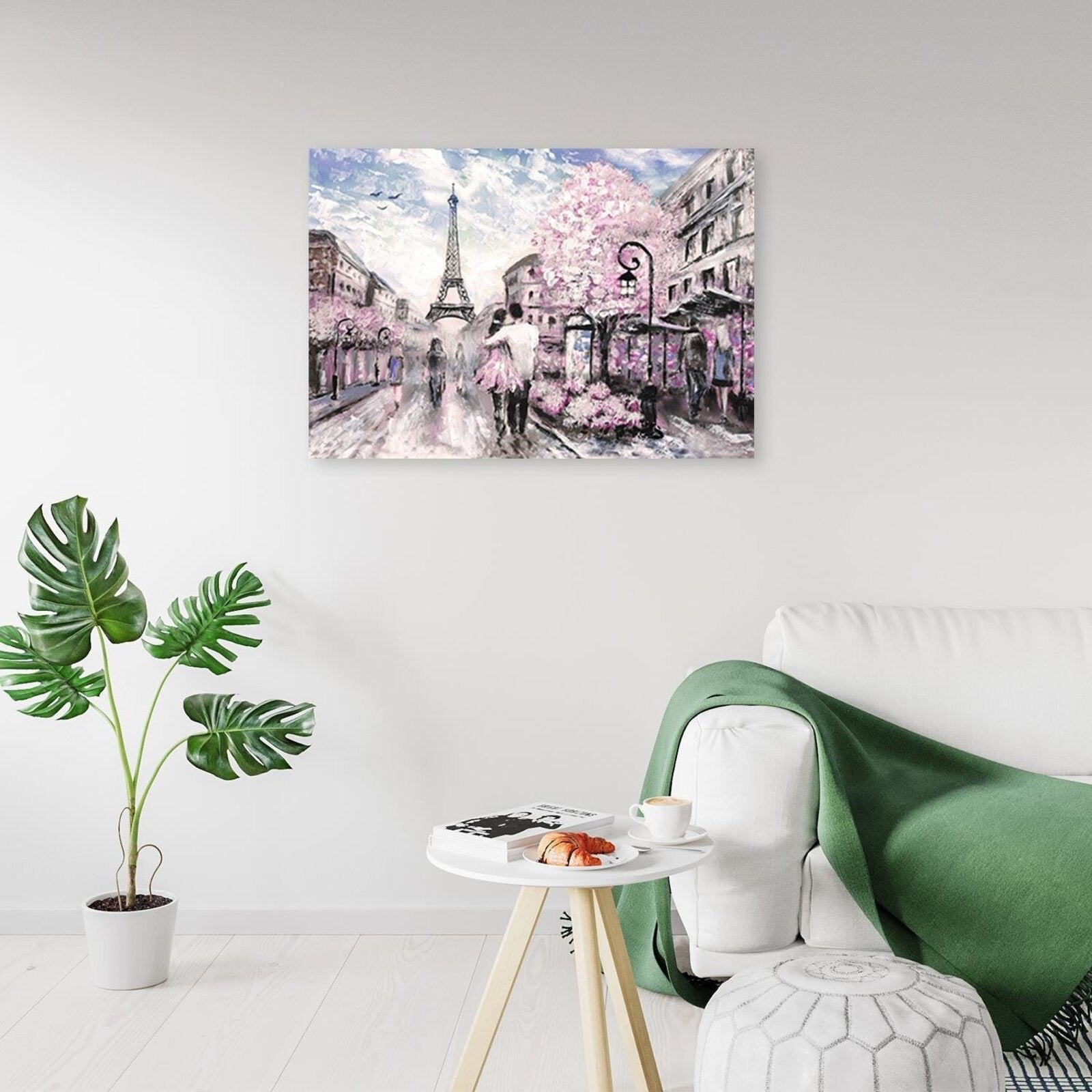 Tableau amoureux à paris - 60 x 40 cm - 3