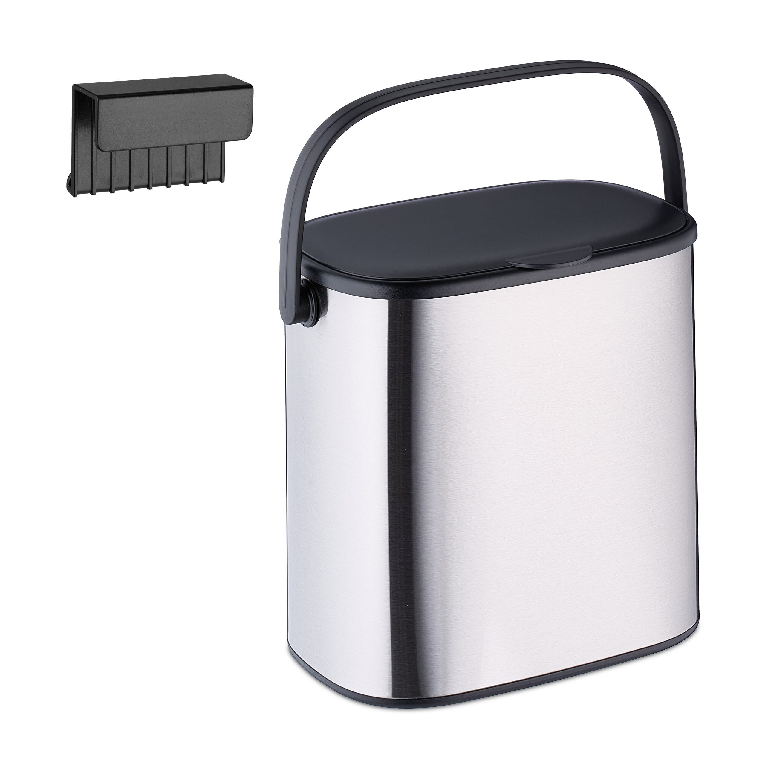 Relaxdays Cubo de Basura, L, Papelera Colgante para Cosméticos