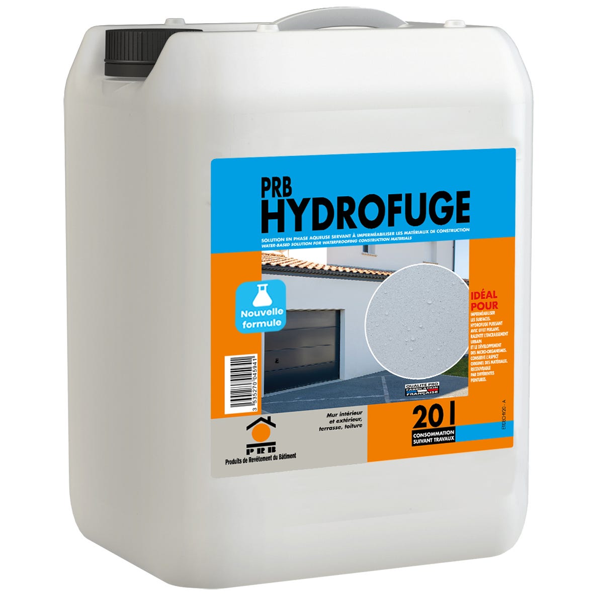 Imperm abilisant Incolore HYDROFUGE 20L Protection Hydrofuge En Phase imperm-abilisant-incolore-hydrofuge-20l-protection-hydrofuge-en-phase