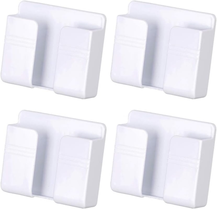 99*28*86mm, (biały) 4 szt. Domowy ścienny stojak do przechowywania wklej uchwyt do ładowania telefonu komórkowego