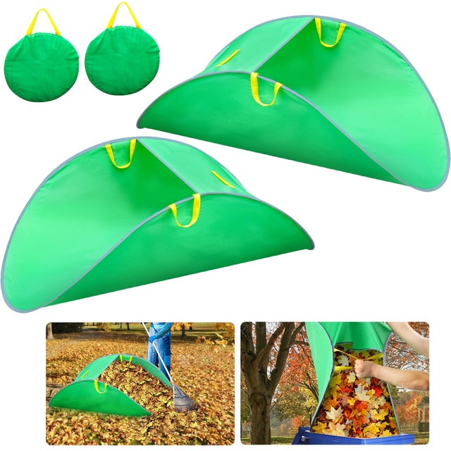 Pulizia Prato Raccogli Foglie Da Giardino 2 Pezzi - Palette Grandi Per Erba E Detriti Rastrello Manuale - Foto 7