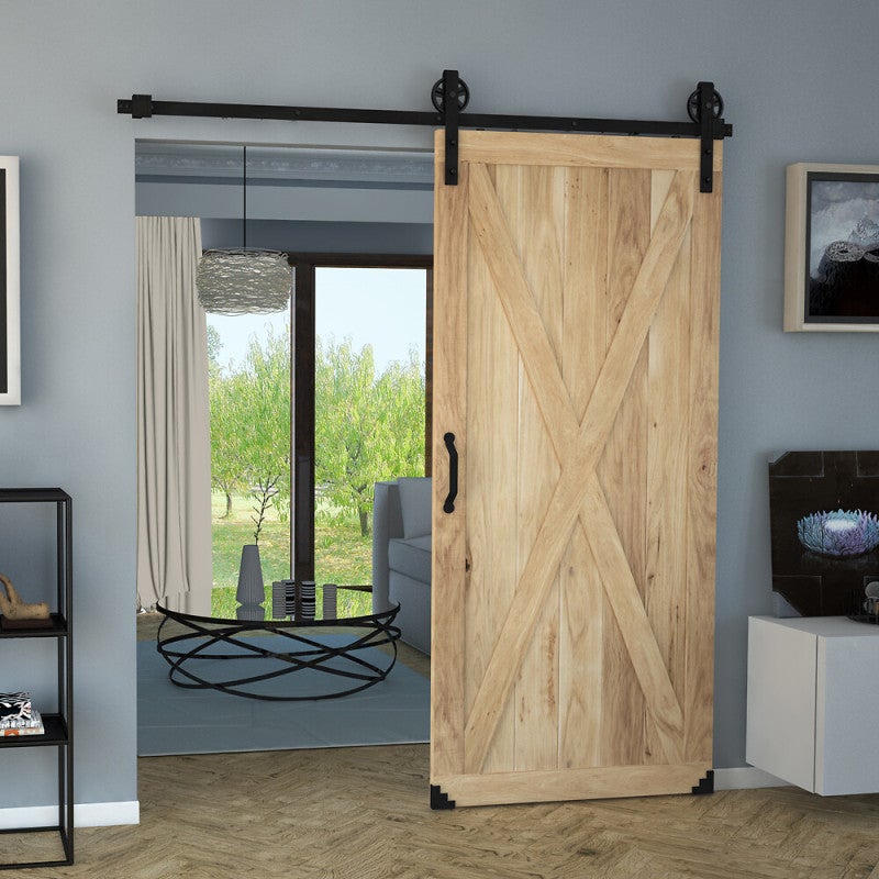 Angle de décoration noir type Barn Door 75,5 x 75,5 mm - 2