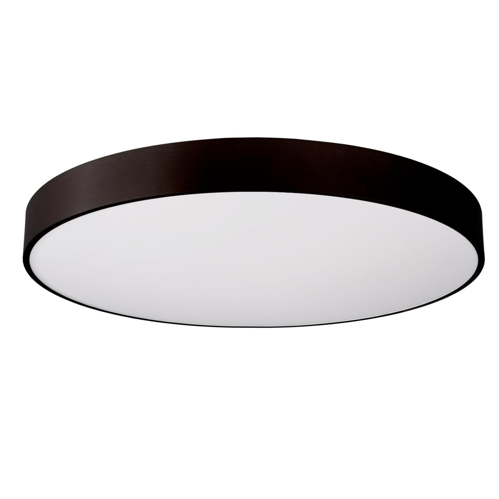 Menkar 600 moderna lámpara de techo redonda led 65w dimmer cct 3000k 4000k lámpara de techo de pared de pared interior salón 60cm 230v color negro