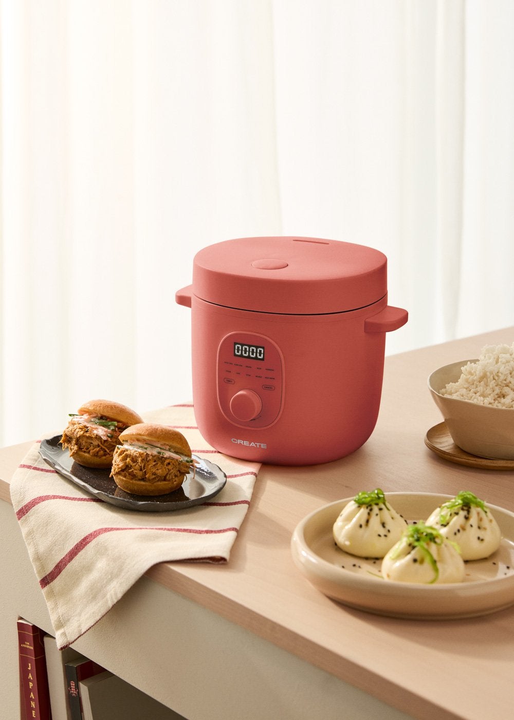 Cuiseur électrique 1,8 L Multifonction - Cuisson Riz Soupe Mijoteuse - 235 W - Mini Cuisinière Pour Studio