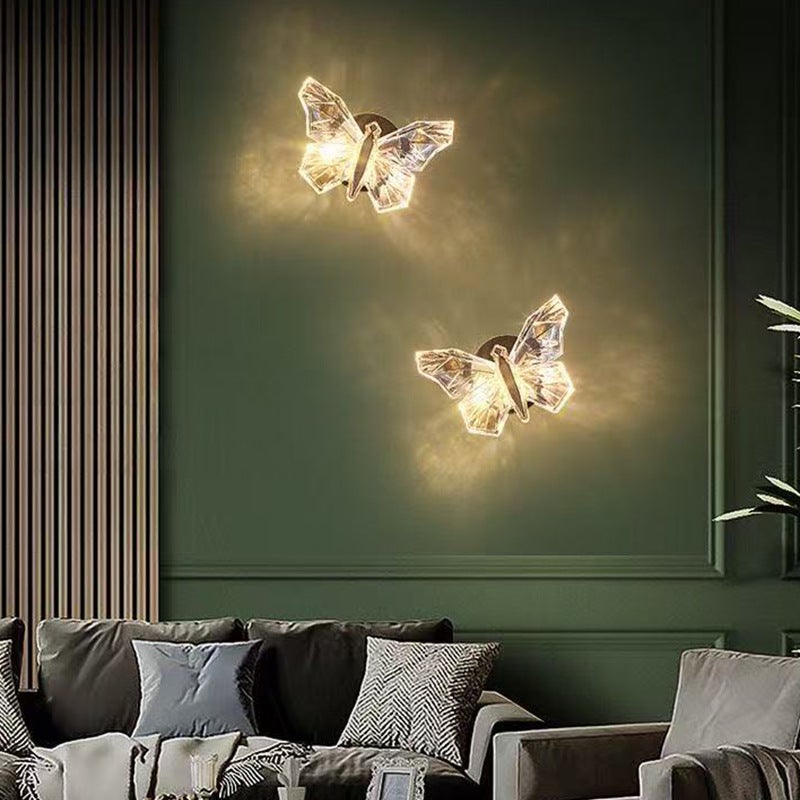 Applique murale papillon, lampe de chevet, lampe design, lampe de lecture de chevet - 3