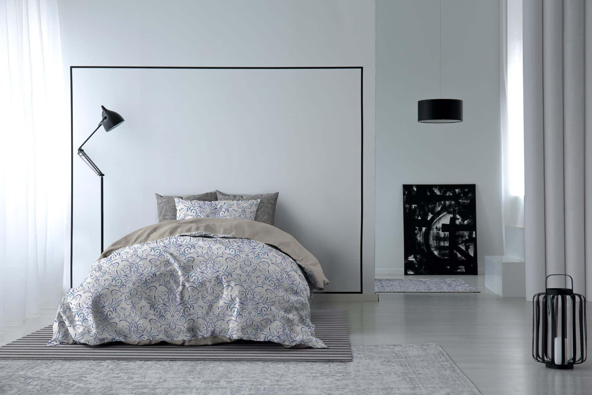 PARURE COPRIPIUMINO FANTASY PIAZZA E MEZZA ORNATO TEX - 2