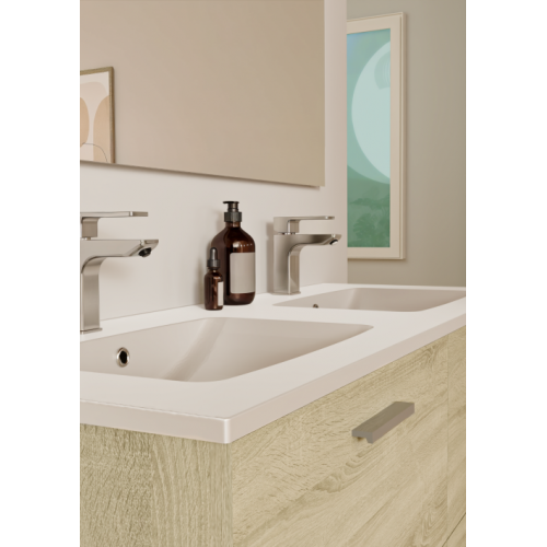 Meuble de salle de bain MINAO 120 en kit Bois Clair 4T - 4