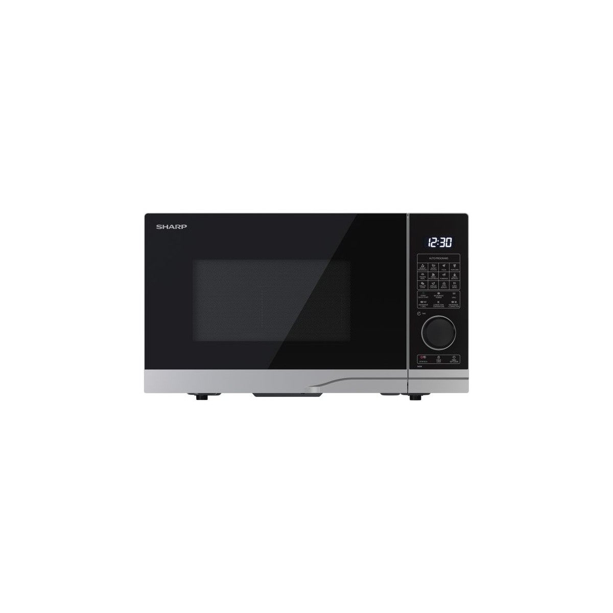 Sharp YC-PC254AE-S microondas Negro, Plata Microondas combinado ...