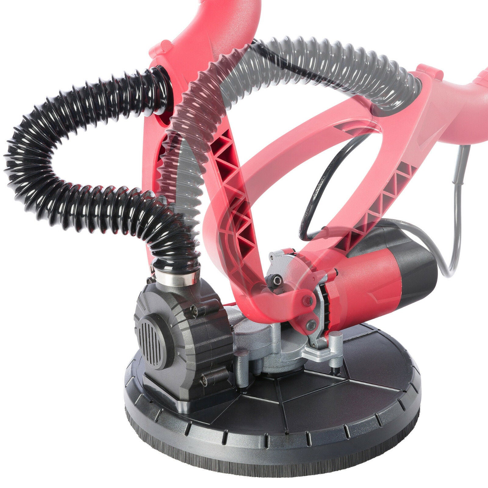 AREBOS Ponceuse Girafe Ponceuse à bras 750 watt Ø 225 mm régulation de vitesse système d’aspiration intégré 6 disques abrasifs boîte inclus - 5