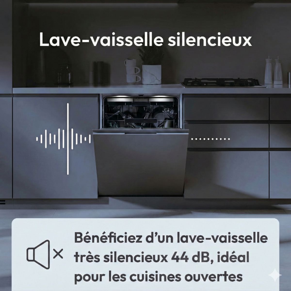 Lave vaisselle encastrable CANDY CNS 4A4S3PSB - 9