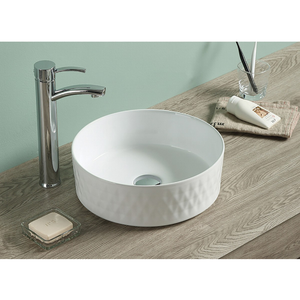 Swiss Aqua Technologies Vasque à poser Infinitio 36 x 36 x 12 cm sans trop-plein, blanc brillant (SATINF3636)