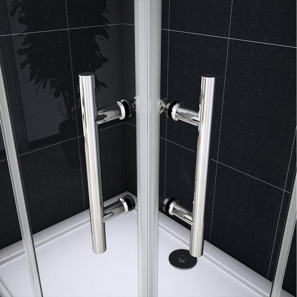 Océan Cabine De Douche 76x90x195cm En 6mm Verre Anticalcaire Porte De Douche Coulissante L'ccès D'angle - 3