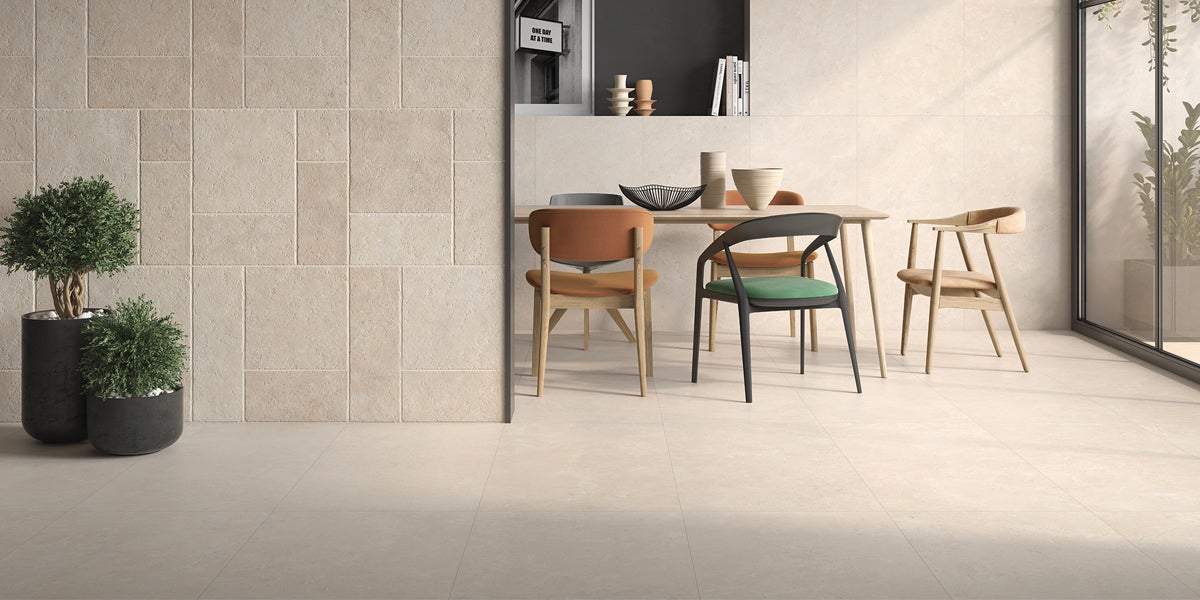 Carrelage sol moderne Rio Beige 60x60 cm - Réflex Boutique - 4