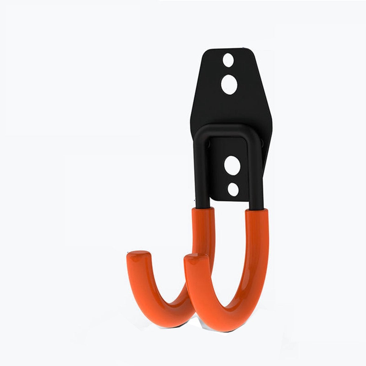 2 Crochets Muraux De Garage – En Acier, Charge 30 Kg – Pour Ranger échelle, Outils, Vélos… Installation Facile