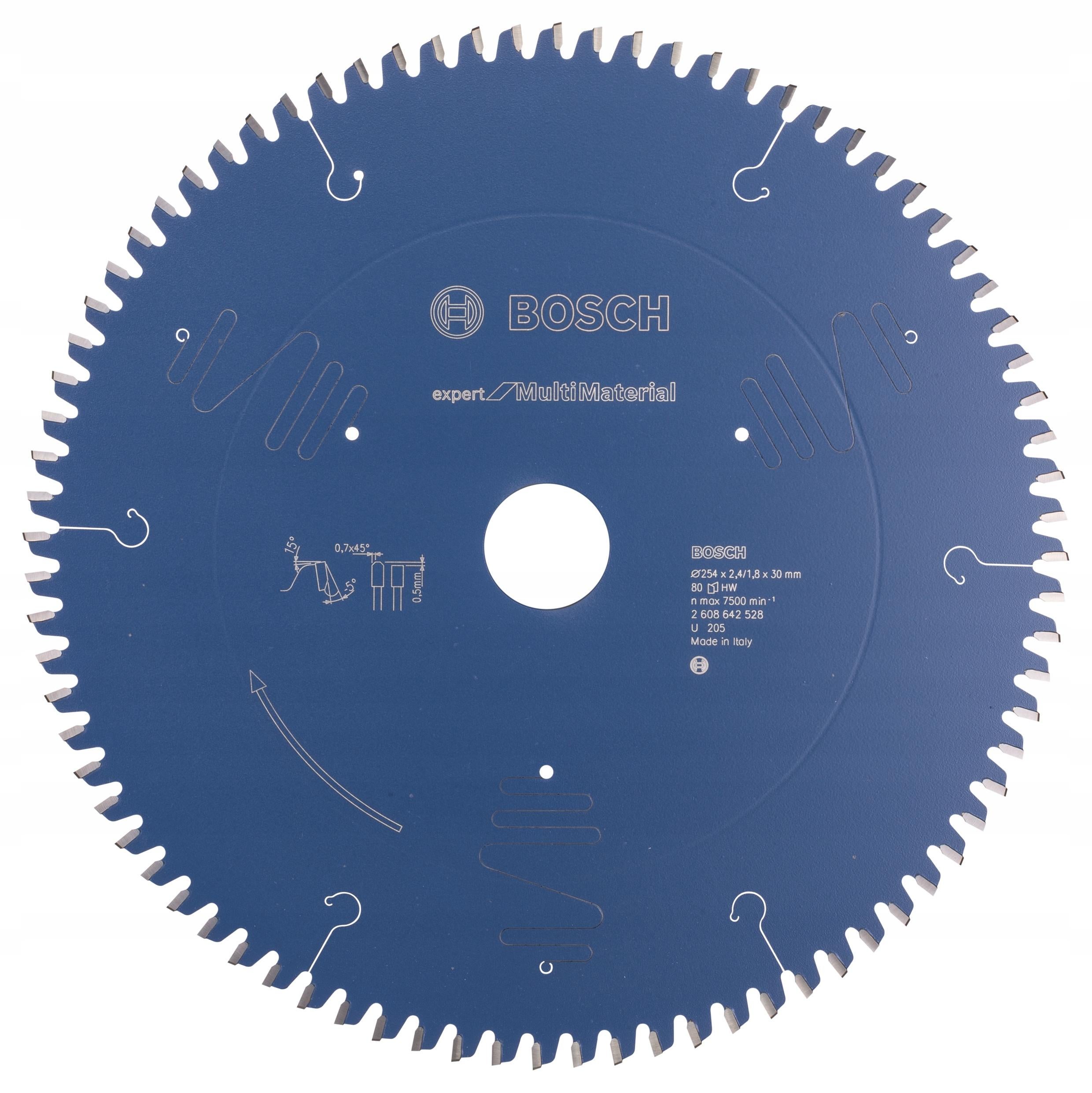 Bosch Professional - Lame Scie Circulaire Expert Multimateriaux 254X30X2,4mm, 80D - 2608642528 - 3