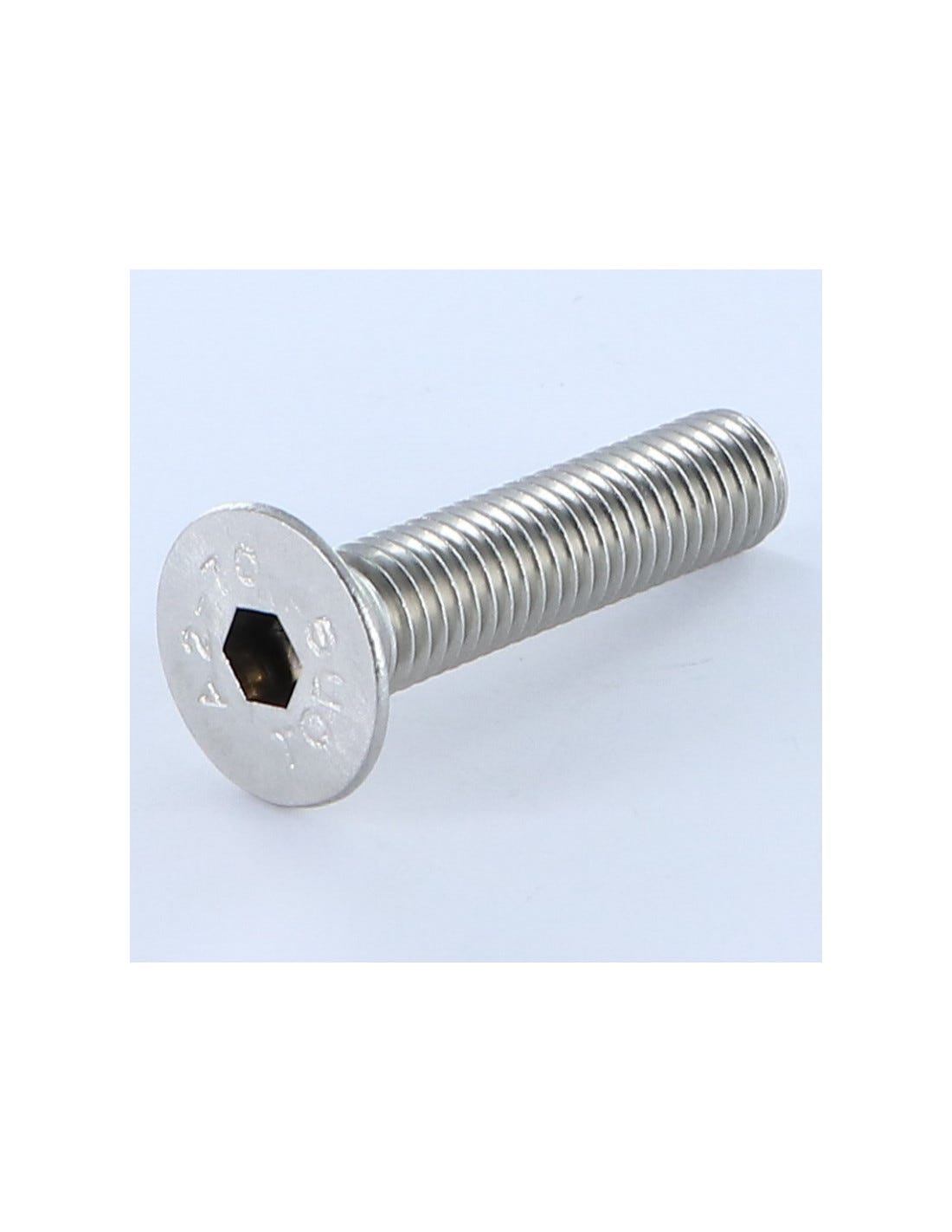 Vis métaux Inox A2 FHC tête fraisée empreinte hexagonale creuse Clé de ...