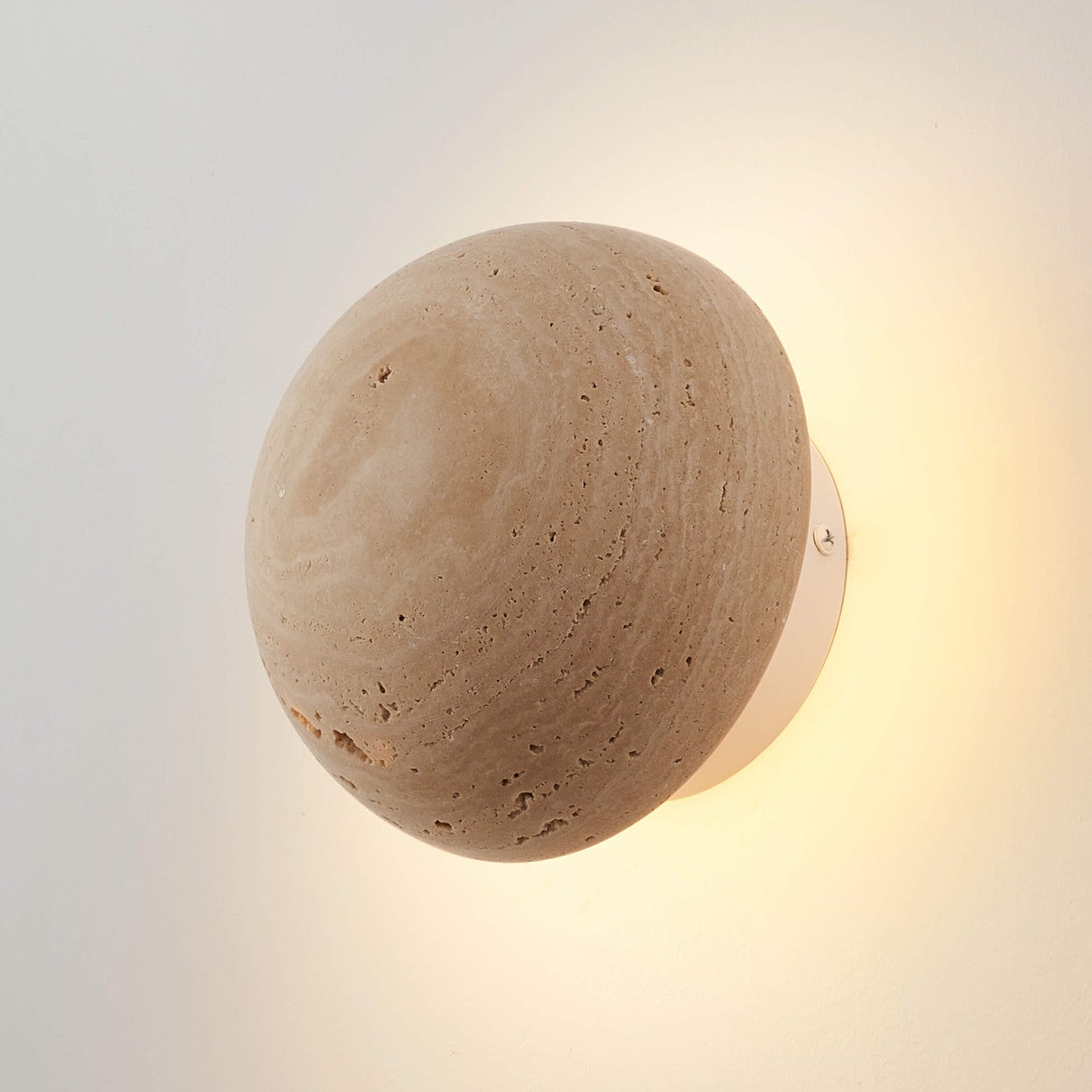 Applique en pierre Beige 15 cm - Elvin - 3