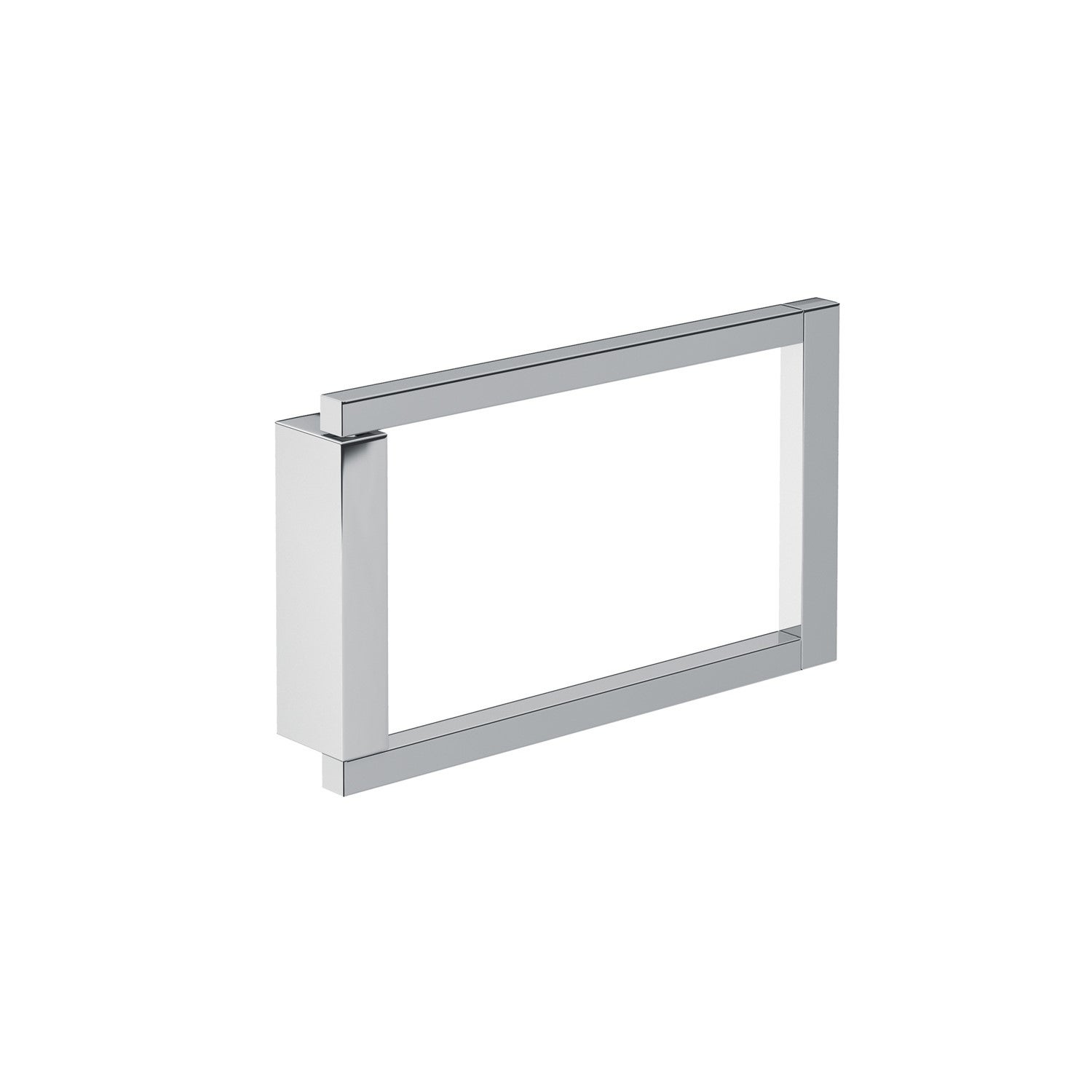 WENKO Porte Serviette Salle De Bain Mural, Barre Porte Serviettes Uno Bosio Shine Acier Inox 60x55x7 Cm Brillant 17623299
