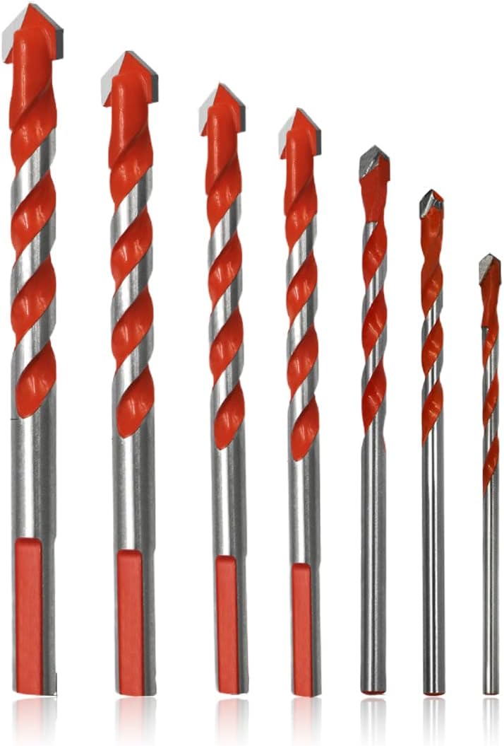 7 sztuk wierteł do metalu, wiertła metalowe, szybkie wiertła sześciokątne z powłoką do wiercenia w drewnie/metalu/plastiku
