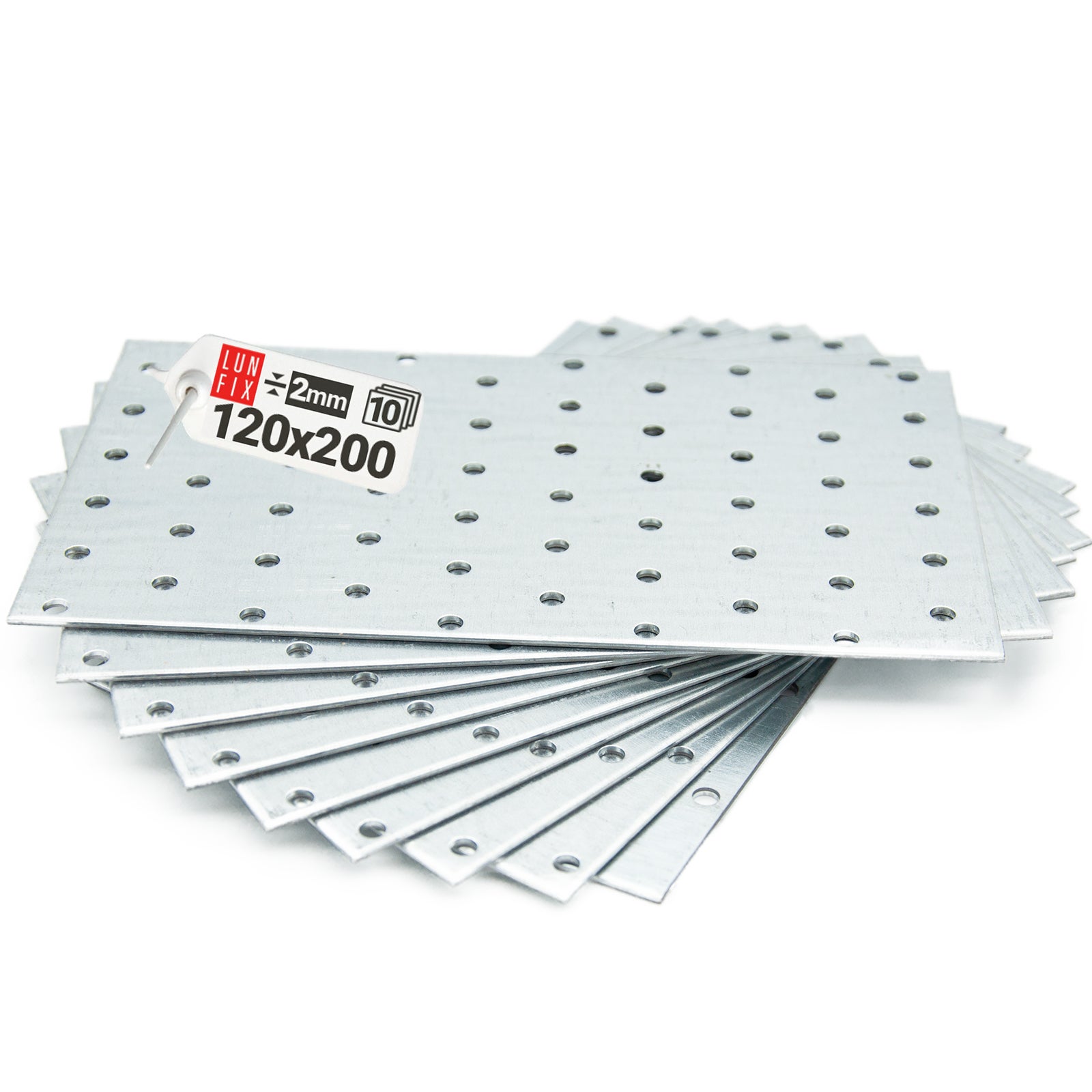 Płytka perforowana 120x200 mm 10szt.