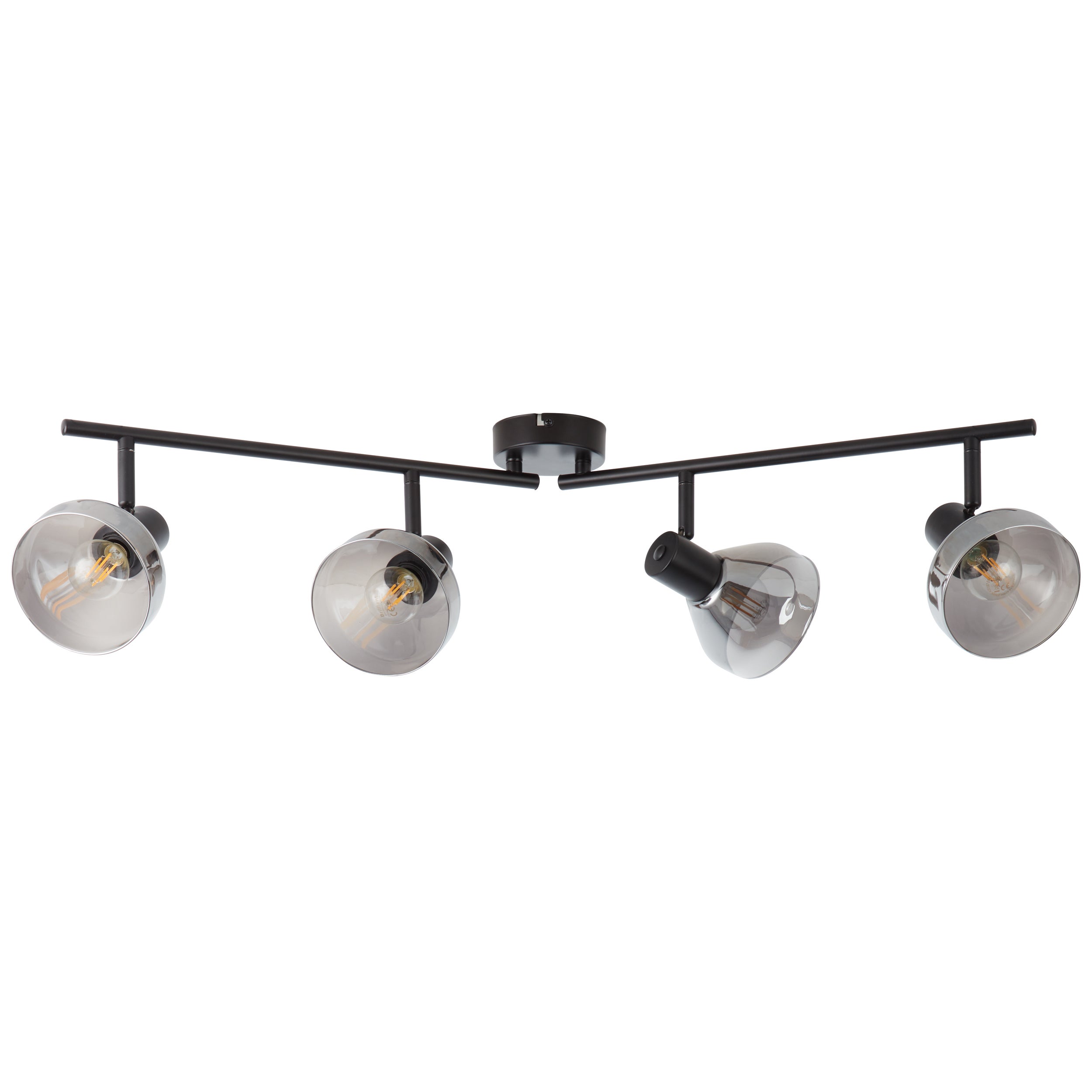 Lampa BRILLIANT, sufitowa Romm 38cm jasne drewno / biały, 2x A60, E27, 33W, odpowiednia do lamp LED - 5