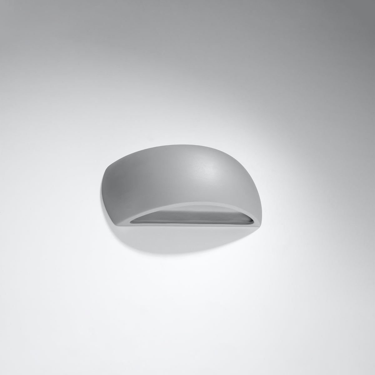 Kinkiet ceramiczny TOROW szary LED 4000K - 32x9x14cm Sollux