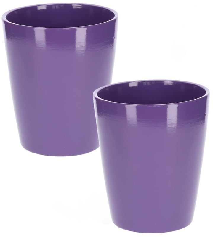 2x osłonka 12 doniczka donica ceramiczna na kwiaty - KOTARBAU