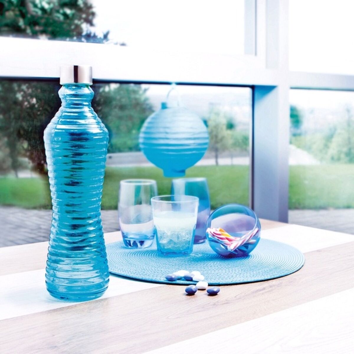 Bouteille Quid Line verre 1 L - 6
