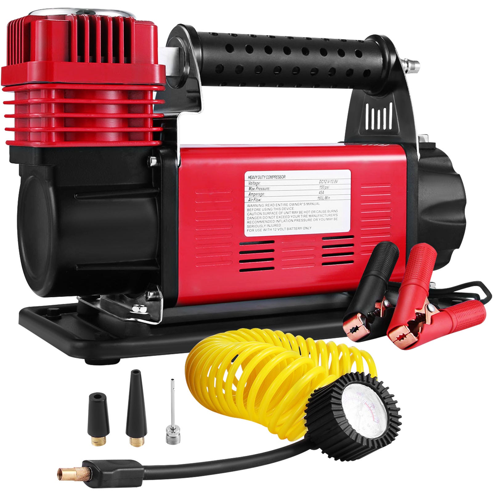 Compressor Portatile VEVOR Adventurer Compressore d'Aria Portatile 12V 150Psi 4X4 Pompa per ...