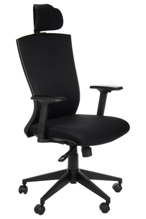 Fotel biurowy HG-0004F czarny
