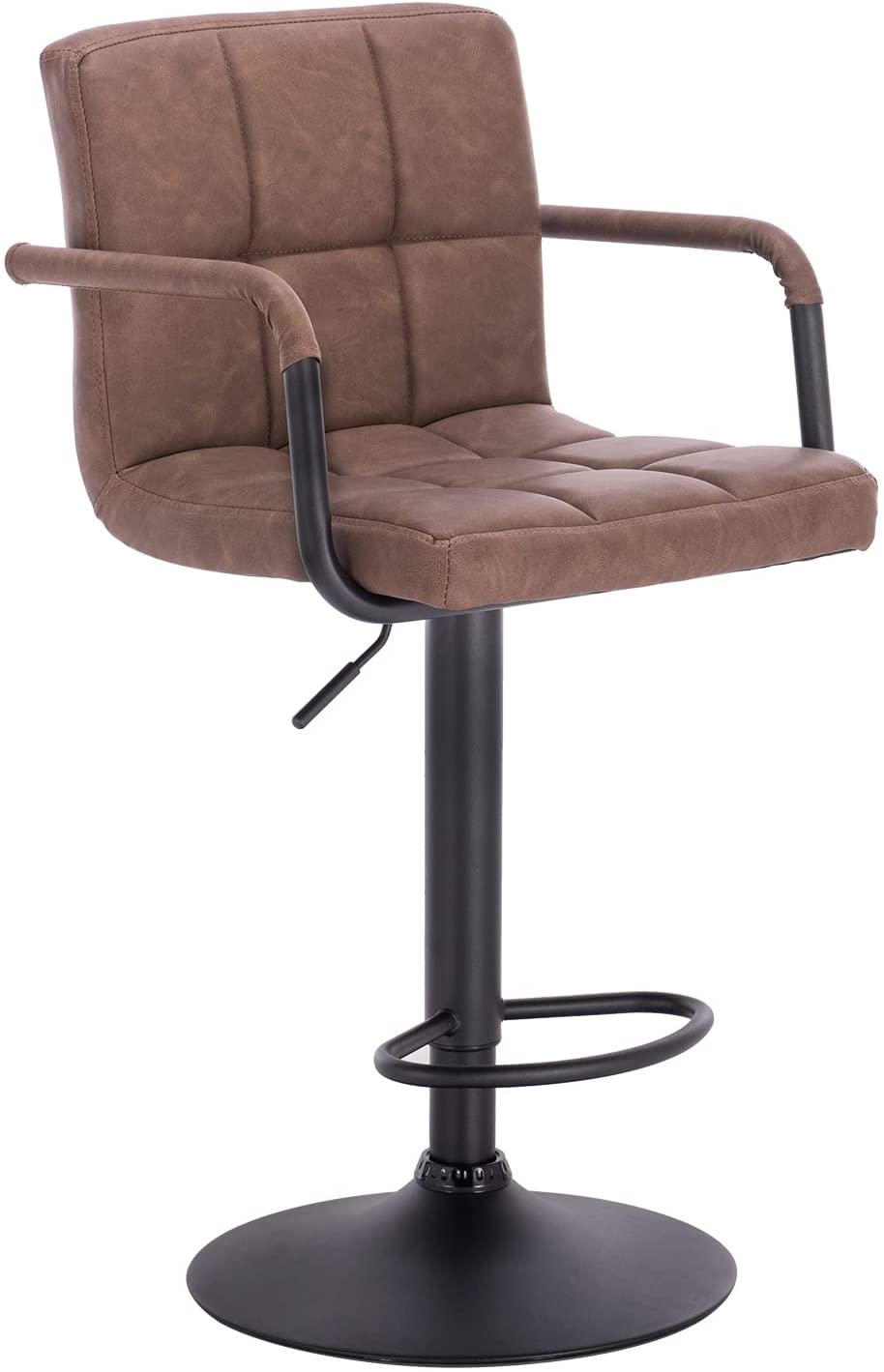 Tabouret De Rangement Rembourré En Similicuir - Gris, Couvercle à Charnière, Capacité De Rangement, Support Jusqu'à 136 Kg - Pour Salon, Entrée, Chambre