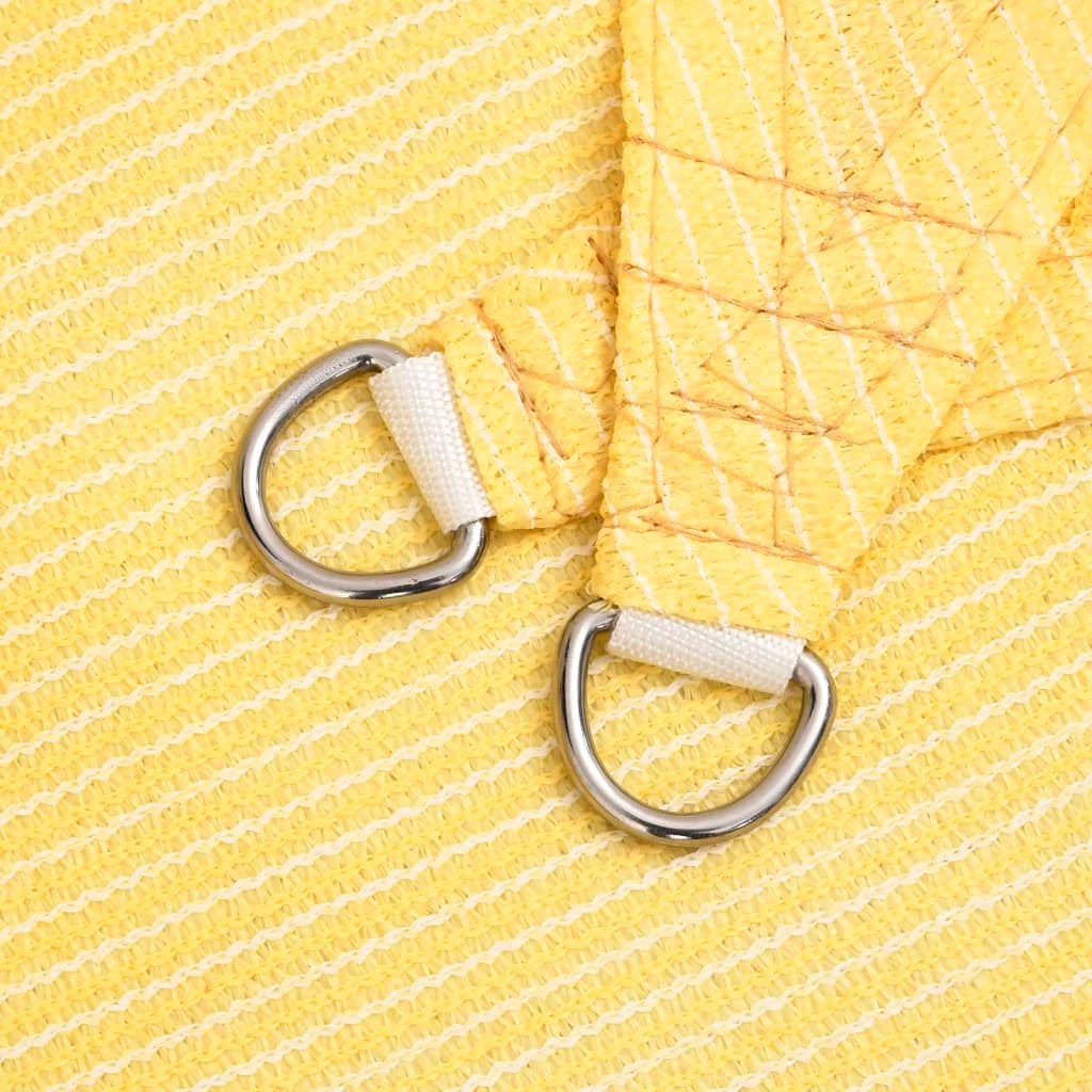 Maison Exclusive - Vela Parasole 160 g/m² Beige 3,5x3,5x4,9 m in HDPE - 5