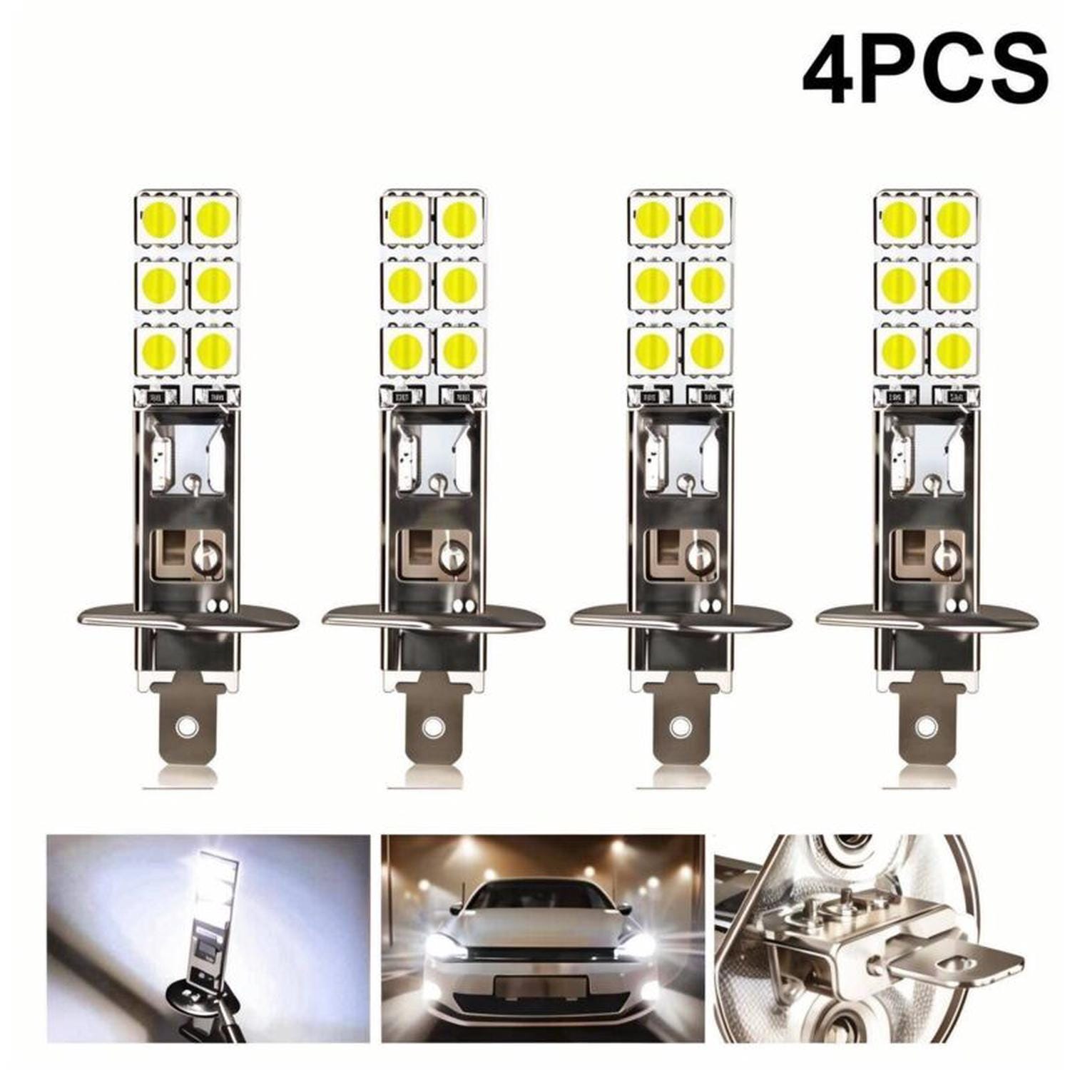 Lot de 4pcs atmosphère lumière Voiture LED éclairage intérieur Bande Lot de 4pcs atmosphère lumière Voiture LED éclairage intérieur Bande