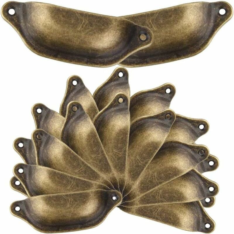 10 Pcs Poignée Rétro Poignées De Meuble Décoratives La Commode Tire 10 Pcs Poignée Rétro Poignées De Meuble Décoratives La Commode Tire