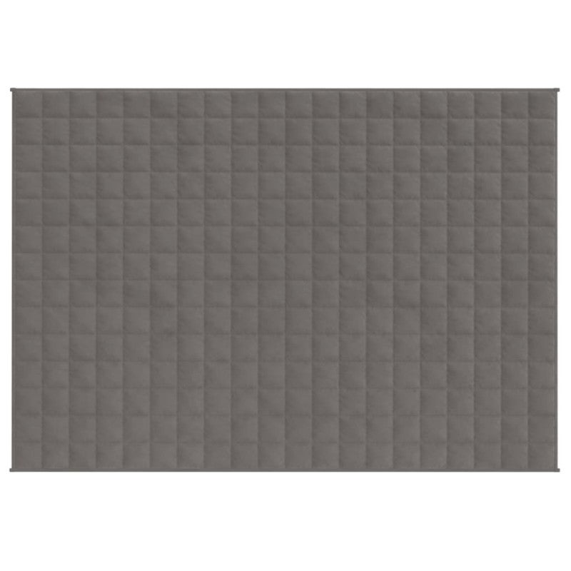 Couverture lestée Gris 150x200 cm 7 kg Tissu - 3