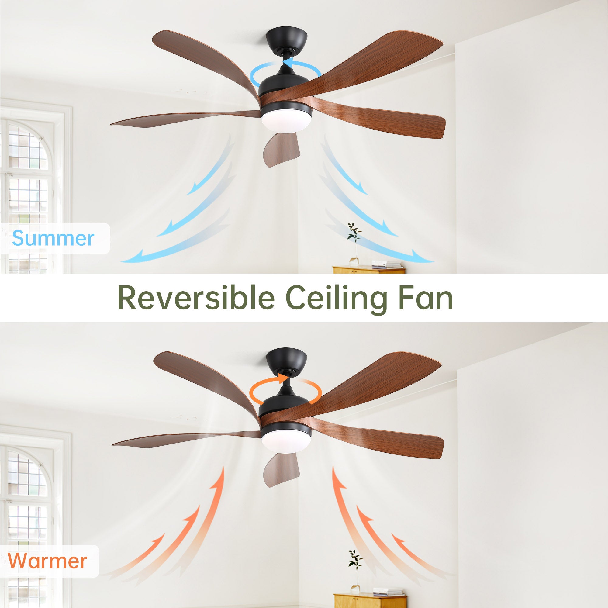 Ventilateur de Plafond Moderne 52