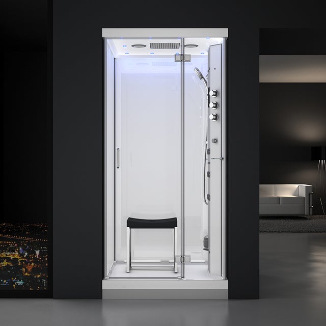 Cabine hammam 100 x 100 URBAN DROITE B3