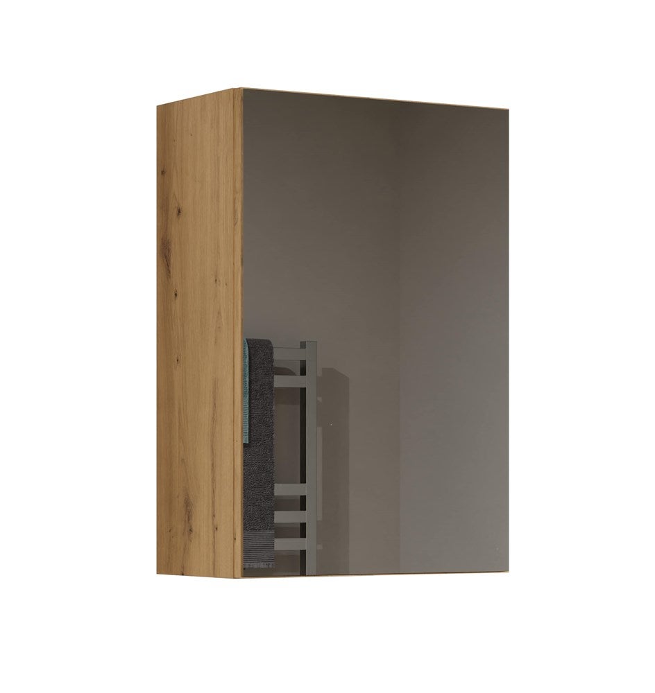 Topeshop POLA 1DL ARTISAN szafka łazienkowa dąb