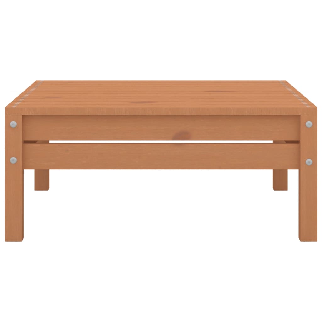 Salon bas de jardin en bois Marron 5 personnes - 9