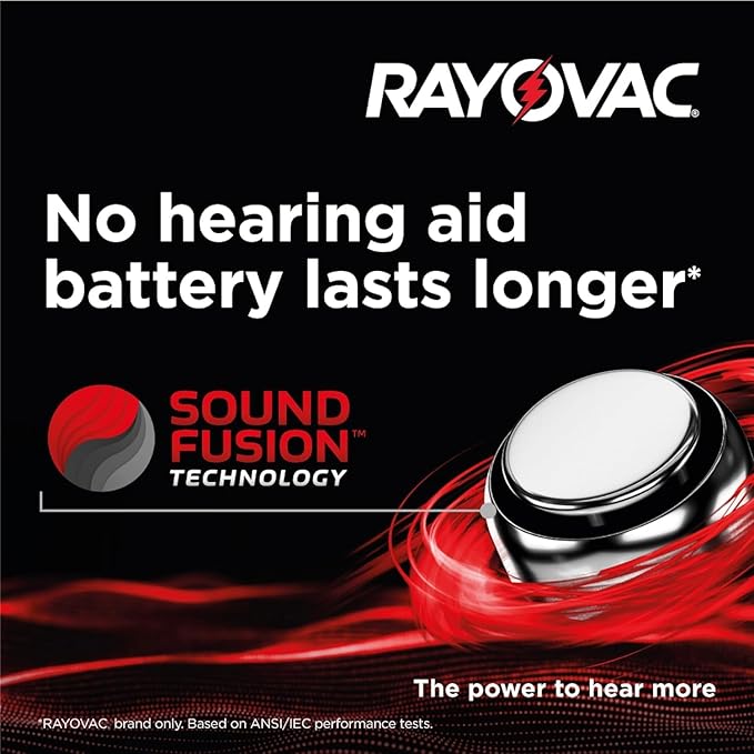 Rayovac 10 Pile Per Apparecchio Acustico, Confezione Da 6 - Foto 5