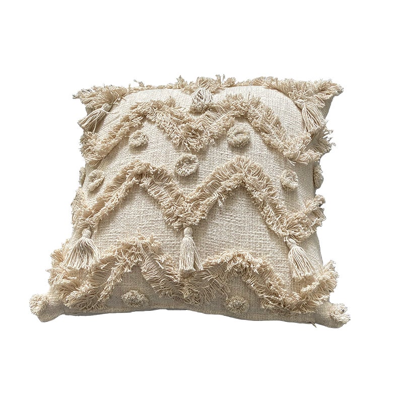 Funda de cojín de algodón Imapa 45x45 Natural - 2