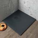Receveur De Douche 80x100 En Résine Anthracite Effet Pierre Muse 95813030 Receveur De Douche 80x100 En Résine Anthracite Effet Pierre Muse 95813030