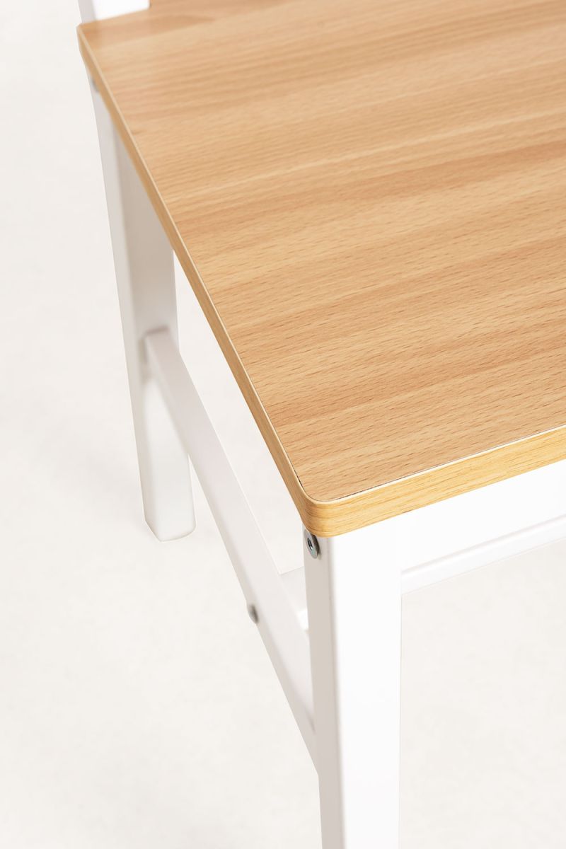 Pack 4 Cadeiras Meja - Branco - 3