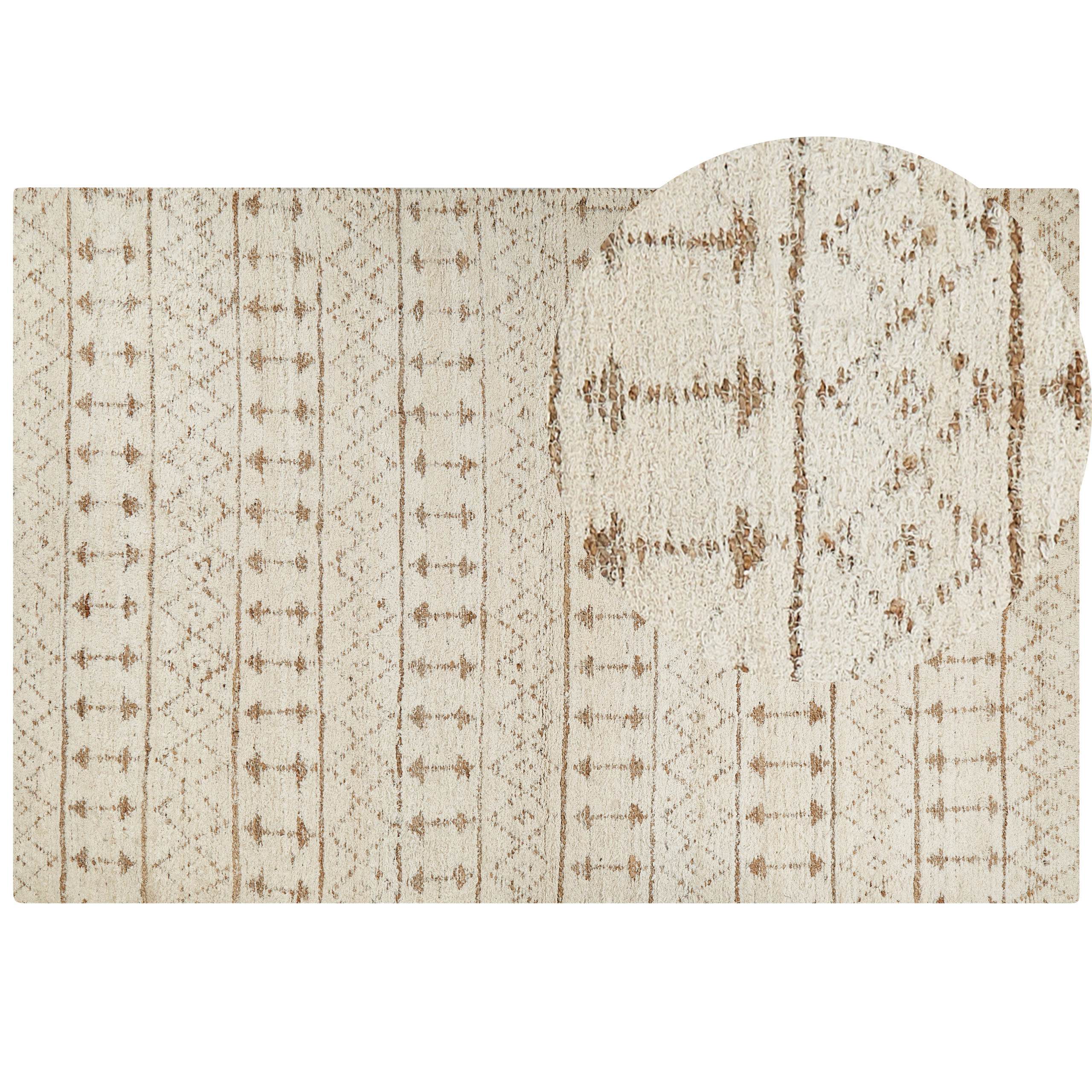 Grand Tapis Salon 200x300 Cm – 100% Laine – Multicolore – Neuf