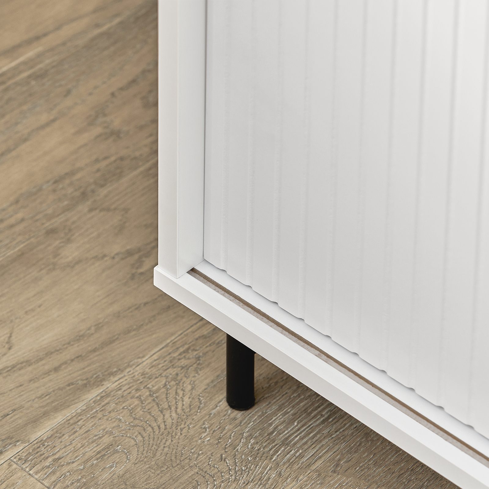 SoBuy FSB62-W Meuble de Rangement, Armoire à Chaussures, Meuble d'Entrée, 2 Porte Coulissante, Blanc - 9