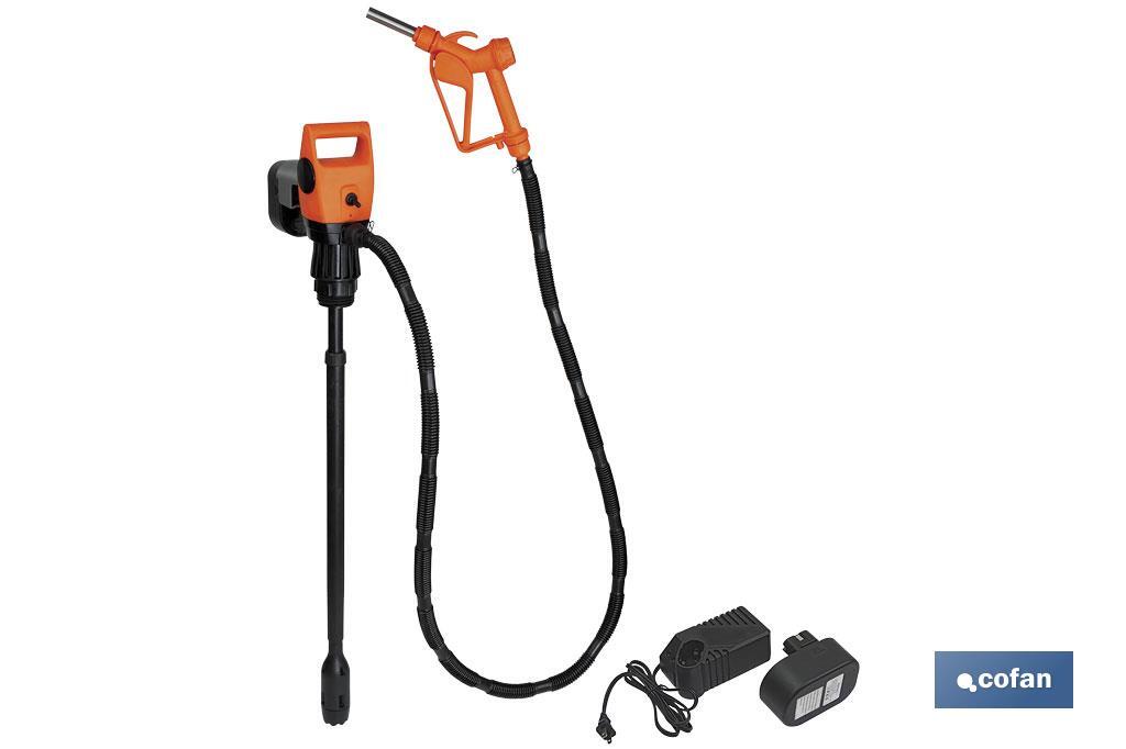 Cofan Bomba Eléctrica + Pistola Bidón (Batería Recargable) , Leroy Merlin